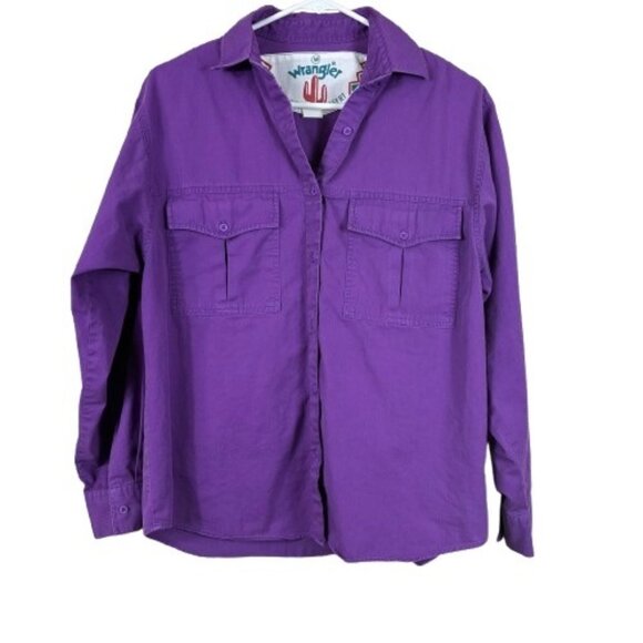VTG Wrangler Painted Desert Women’s Western Button Up Shirt Sz Medium - Picture 1 of 6